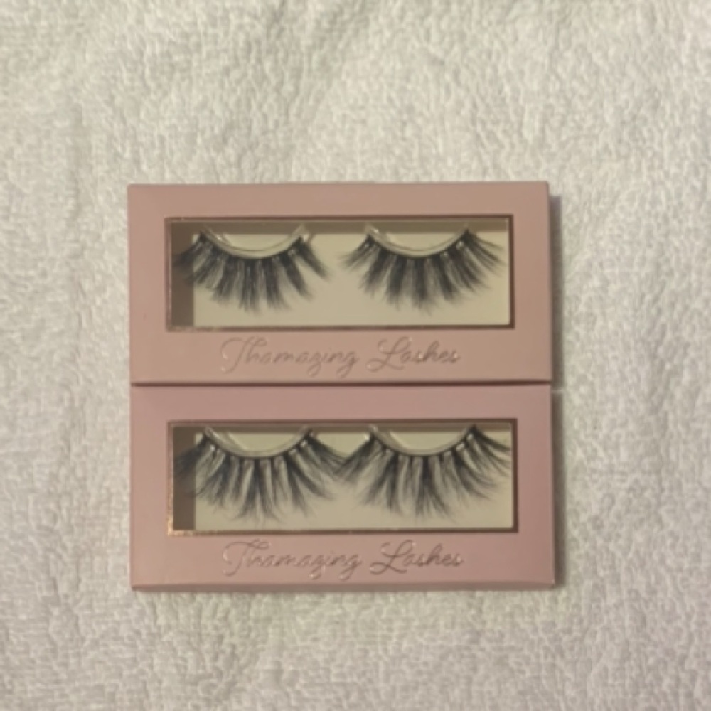 (3/$30) 2pack Thamazing Dramatic Black False Eyelashes